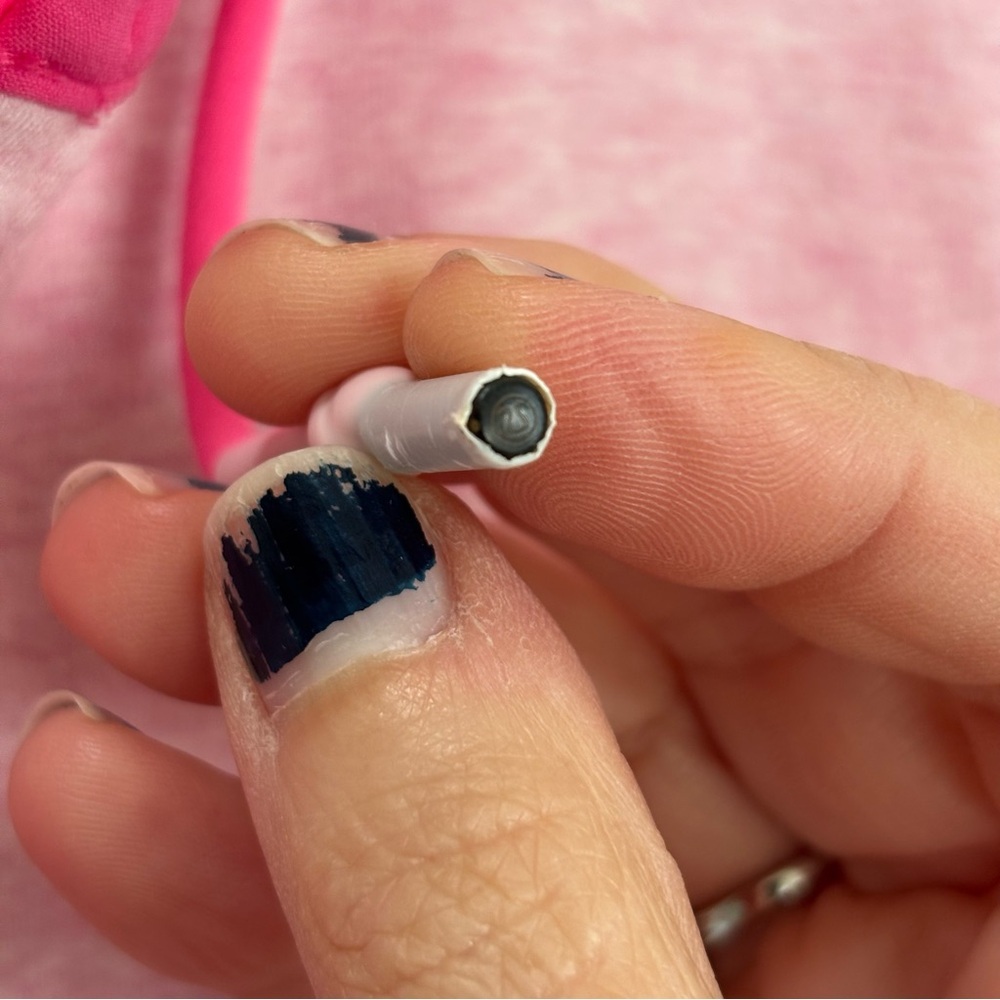 Lululemon Pink Two tone Jacket Fits Like Medium/Large Voyage Hair Tie - Picture 9 of 9